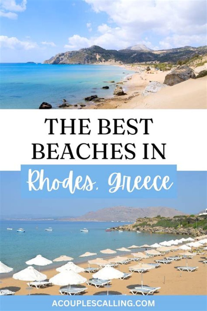 14 Best Beaches in Rhodes, Greece